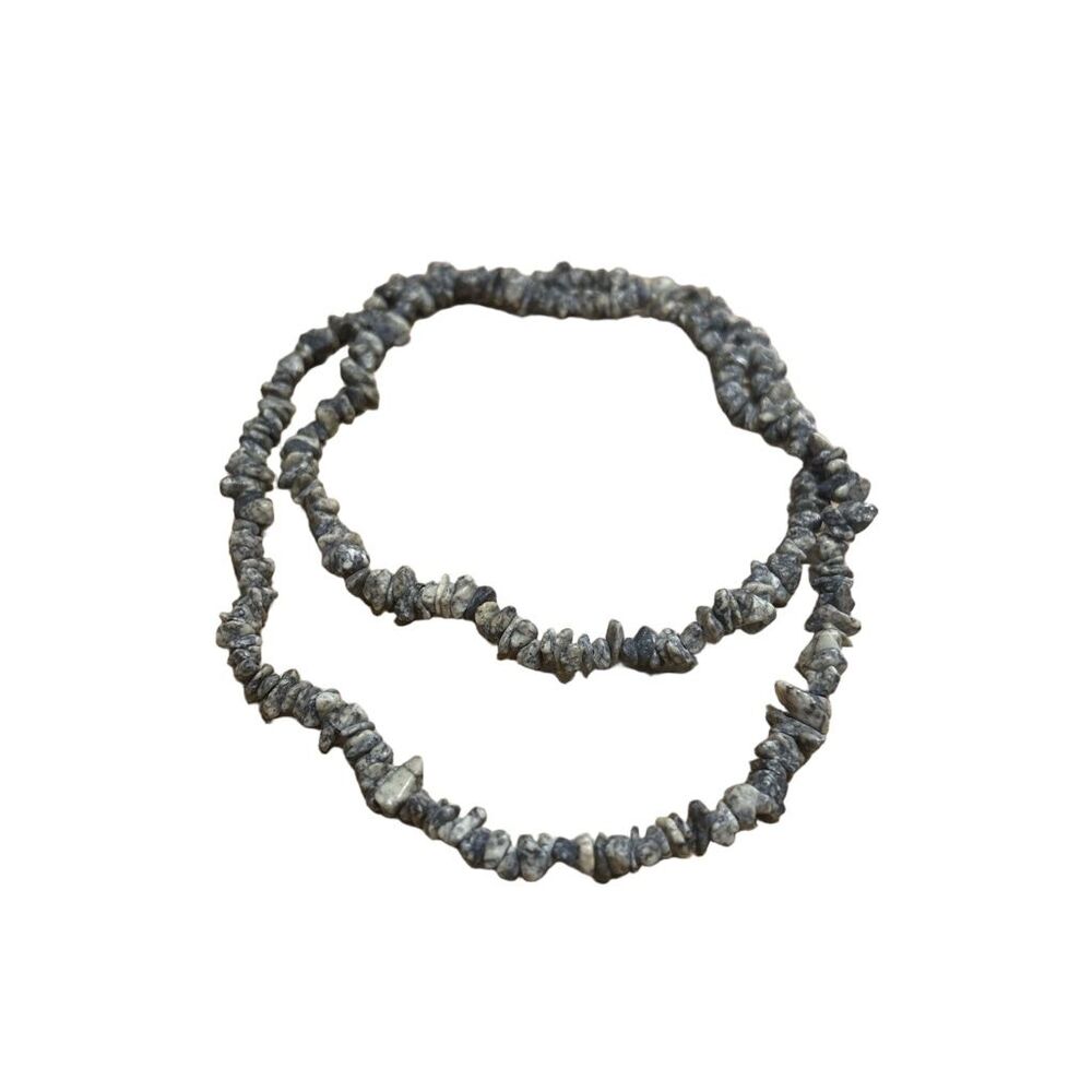 Women's Unbranded Gray Stone Chip Necklace One Size